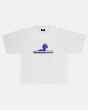 Cold Culture Alien T Shirt White | 61025-MGIK