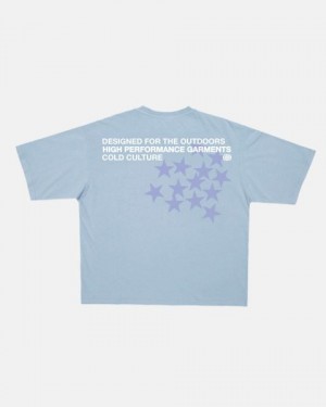 Cold Culture Astro T Shirt Blue | 24378-ULTZ