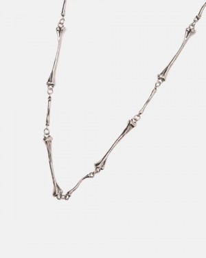Cold Culture Bones Necklace Jewelry Silver Yellow | 94752-BIOM