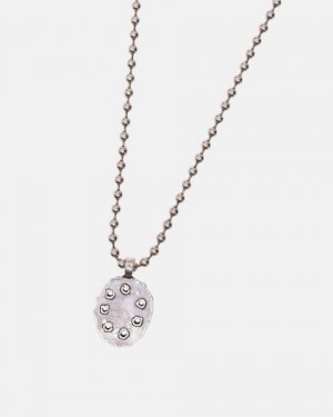 Cold Culture Bullet Necklace Jewelry Silver Brown | 45802-DZCI