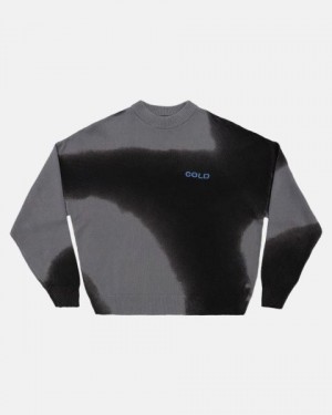 Cold Culture Cloudy Knitwear Black | 70532-BKNU