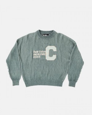 Cold Culture Cold University Knitwear Green | 30281-YJIT