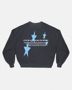 Cold Culture Cosmos Arc Crewneck Sweatshirts Green | 32418-OAPW