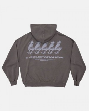 Cold Culture Demons Hoodie Green | 03469-GNXD