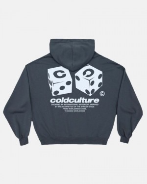 Cold Culture Dice Hoodie Blue | 17846-PQTX