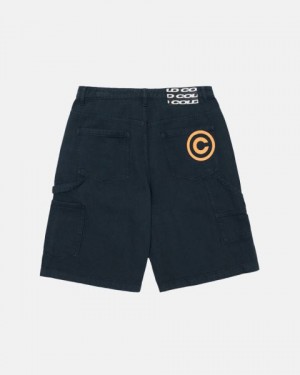 Cold Culture Double Knee Shorts Dark Blue | 98045-FTJL