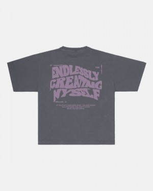 Cold Culture Endlessly T Shirt Brown | 81930-KUSY