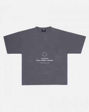 Cold Culture Film Crew T Shirt Red | 54297-ZUBJ