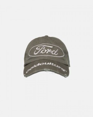 Cold Culture Ford Logo Caps Grey | 57269-WJRC