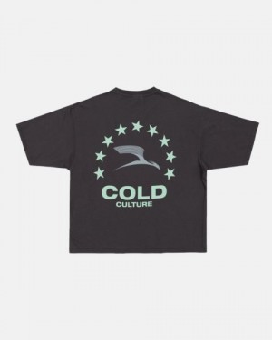 Cold Culture Heights T Shirt AZURE Blue | 34958-LKBH