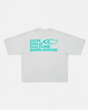 Cold Culture Industrial T Shirt Grey | 81967-XDYK