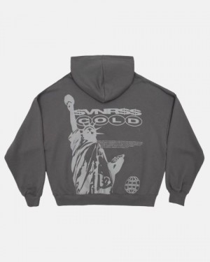 Cold Culture Liberty Hoodie Grey | 34218-TCUK