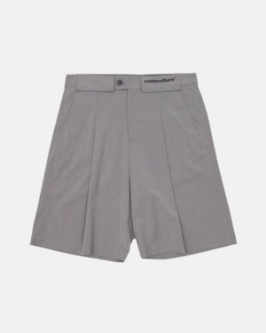 Cold Culture Lortus Wedding Shorts Grey | 80349-DSLA