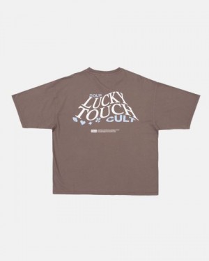 Cold Culture Lucky Touch T Shirt White | 85469-TNPL