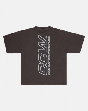 Cold Culture Outdoors T Shirt Orange | 67201-JCDT