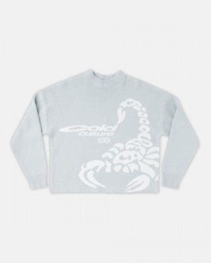 Cold Culture Poison Knitwear Grey | 85302-OHQK
