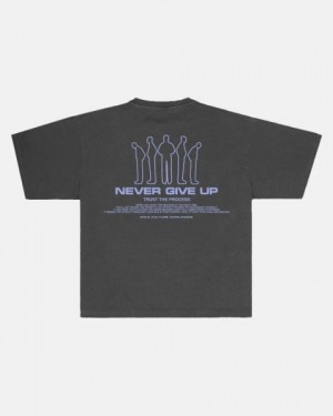 Cold Culture Resilience T Shirt Grey | 30945-JFPT