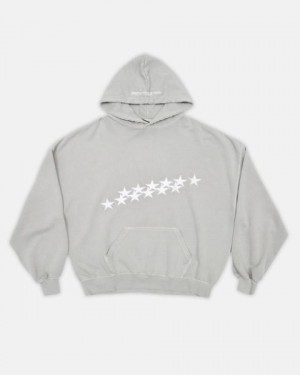 Cold Culture Stars Hoodie Grey | 60513-MKWD