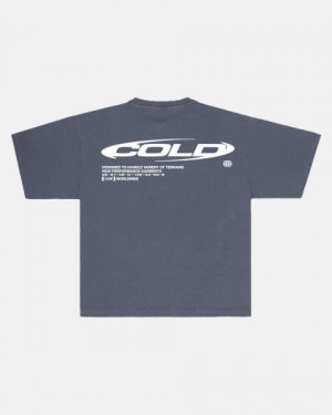 Cold Culture Trails T Shirt Green | 70139-SOFE