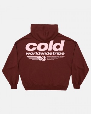 Cold Culture Tribe Hoodie Red | 38429-MASN