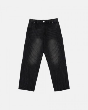 Cold Culture V1 Maze Pants Black Blue | 39508-AXZS