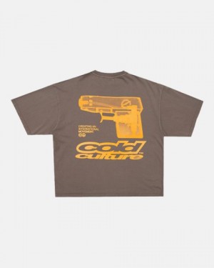 Cold Culture Watergun T Shirt White | 96704-HOAY