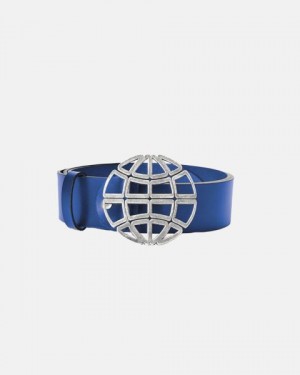 Cold Culture World Belts Blue | 23810-BQSO