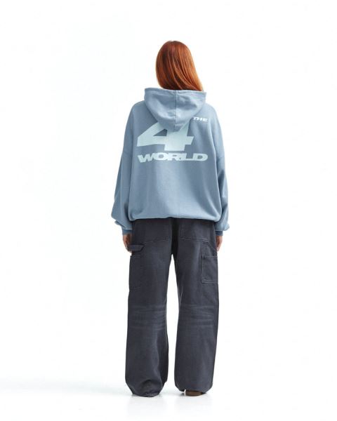 Cold Culture 4the World Hoodie Blue | 95143-TDRB