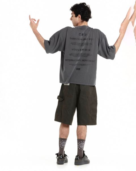 Cold Culture About T Shirt Grey | 15293-SGWK