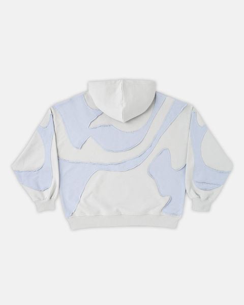 Cold Culture Abstract Cuts Hoodie Dark Grey / Grey | 05641-DZAU