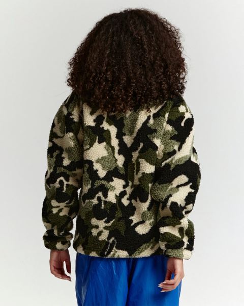 Cold Culture Abstract Fleece Green Camo | 78594-ZQKO