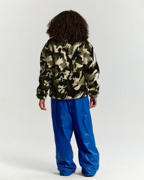 Cold Culture Abstract Fleece Green Camo | 78594-ZQKO