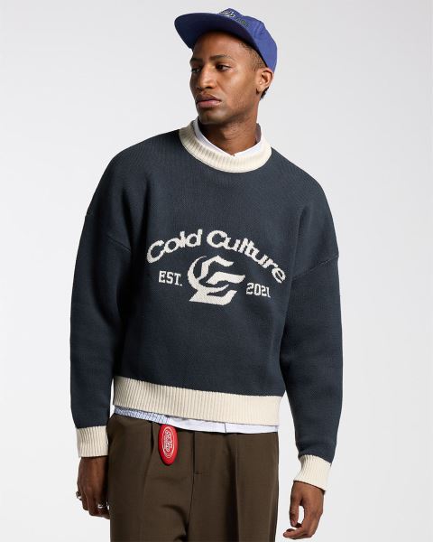 Cold Culture Academy Knitwear Orange | 36172-DKOX