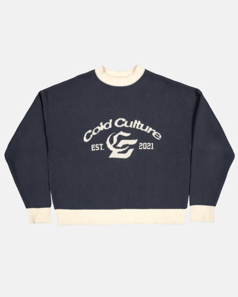 Cold Culture Academy Knitwear Orange | 36172-DKOX