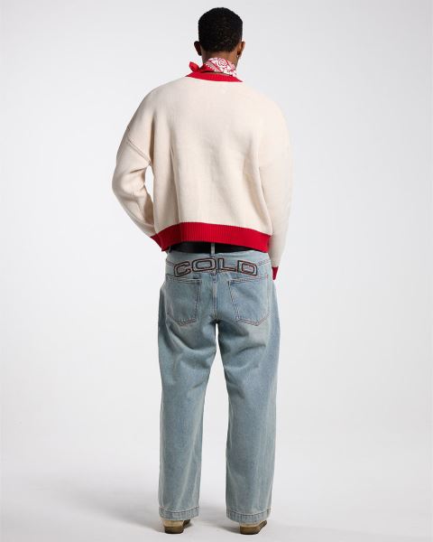 Cold Culture Academy Knitwear White | 74231-TXRO