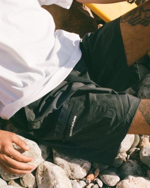 Cold Culture Active Shorts Dark Grey | 72846-OAIQ