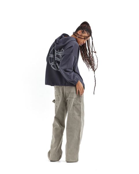 Cold Culture Adjustable Hoodie Blue | 64518-FVRJ