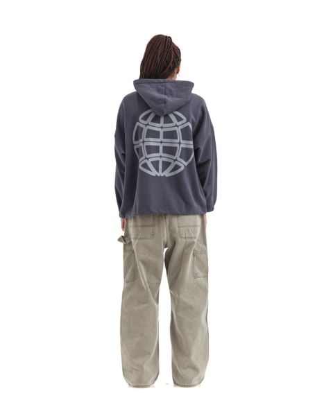 Cold Culture Adjustable Hoodie Blue | 64518-FVRJ