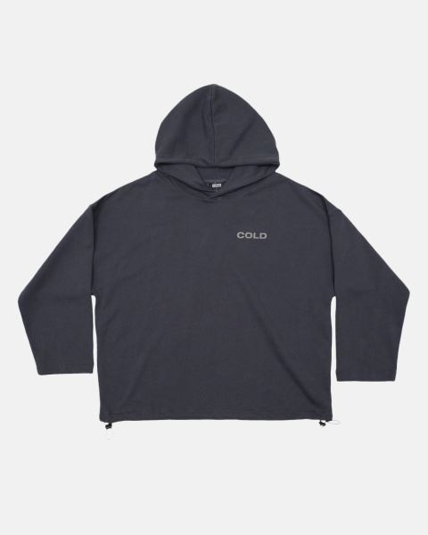 Cold Culture Adjustable Hoodie Blue | 64518-FVRJ