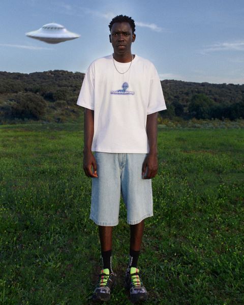 Cold Culture Alien T Shirt White | 61025-MGIK