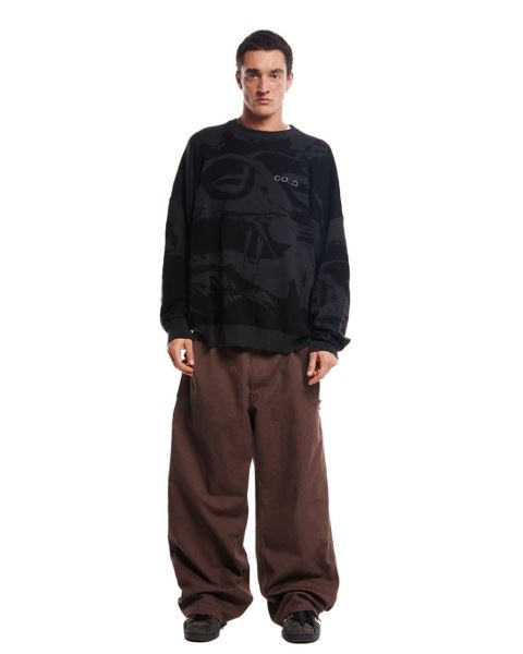 Cold Culture Apollo Knitwear Blue Black | 26795-CEJX