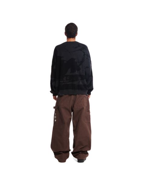 Cold Culture Apollo Knitwear Blue Black | 26795-CEJX
