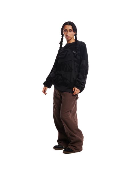 Cold Culture Apollo Knitwear Blue Black | 26795-CEJX