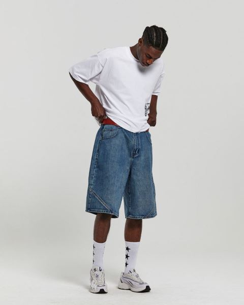 Cold Culture Assembly V2 Shorts Blue | 02917-UICP