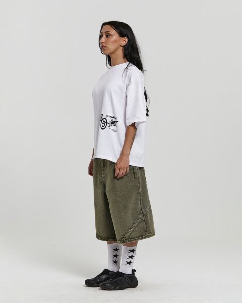 Cold Culture Assembly V2 Shorts Green Blue | 12834-HKJC