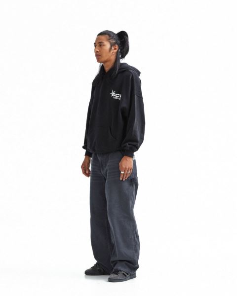 Cold Culture Astro Hoodie Black | 37189-JHDO