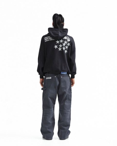 Cold Culture Astro Hoodie Black | 37189-JHDO