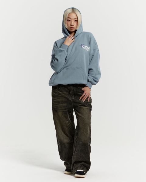 Cold Culture Astro Hoodie Blue | 52061-IYMC