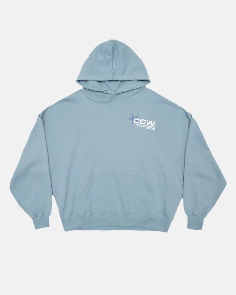 Cold Culture Astro Hoodie Blue | 52061-IYMC
