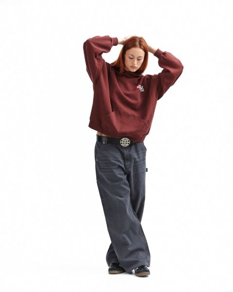 Cold Culture Astro Hoodie Red | 46897-JKDL